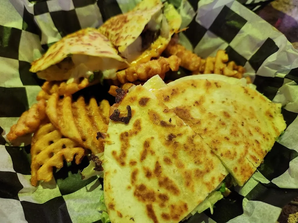 Burger Quesadilla